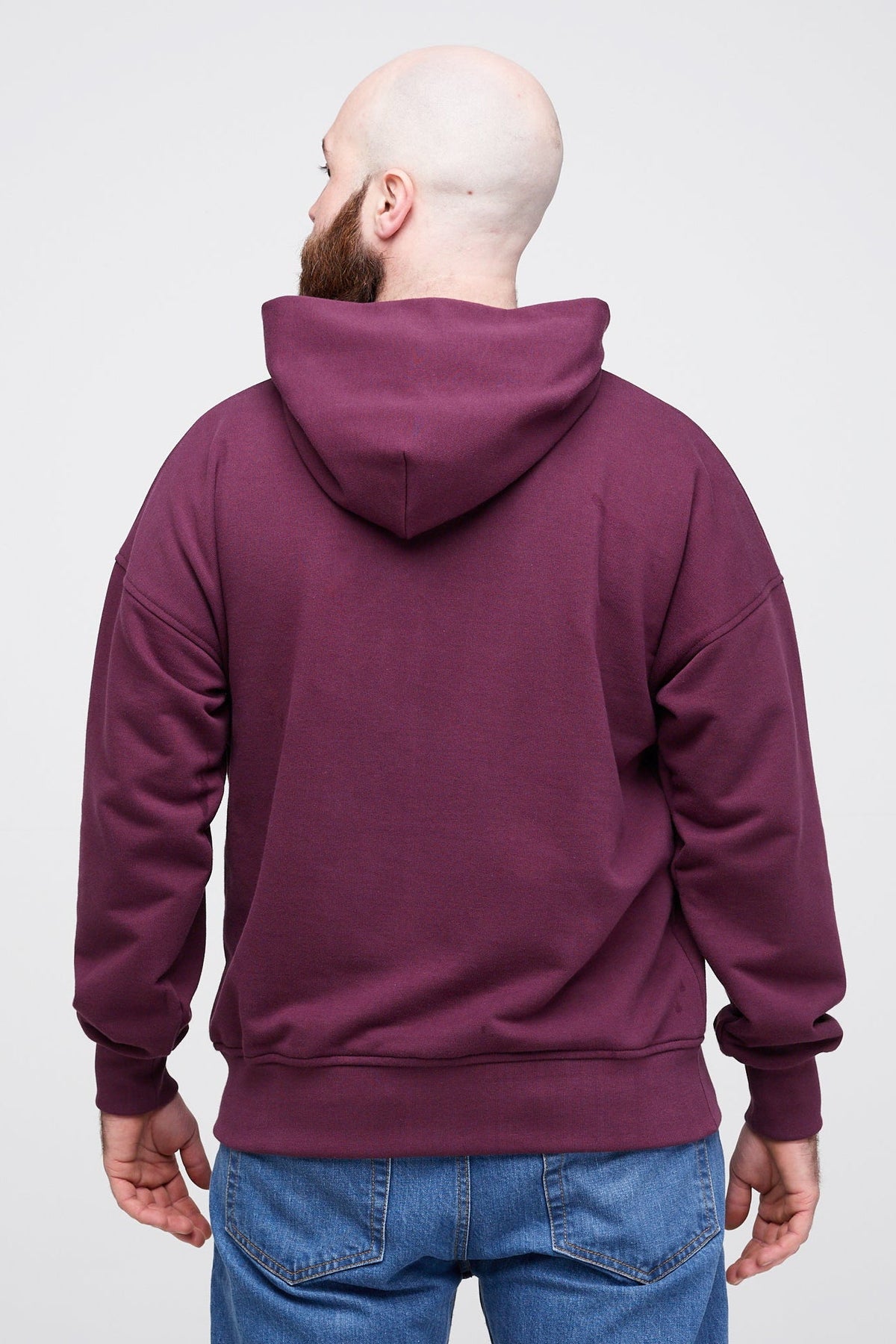 
            Men&#39;s Hooded Sweatshirt - Plum