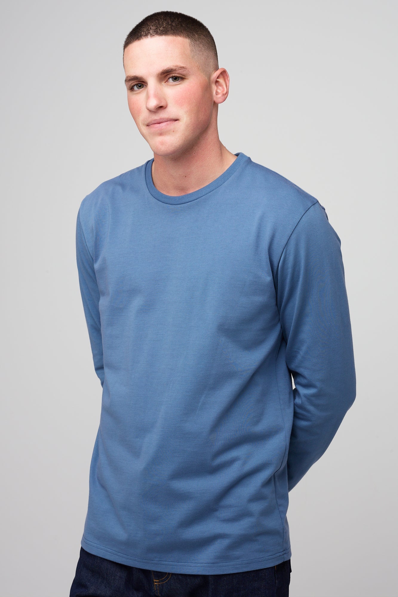 Men's Long Sleeve T Shirt - RAF Blue M