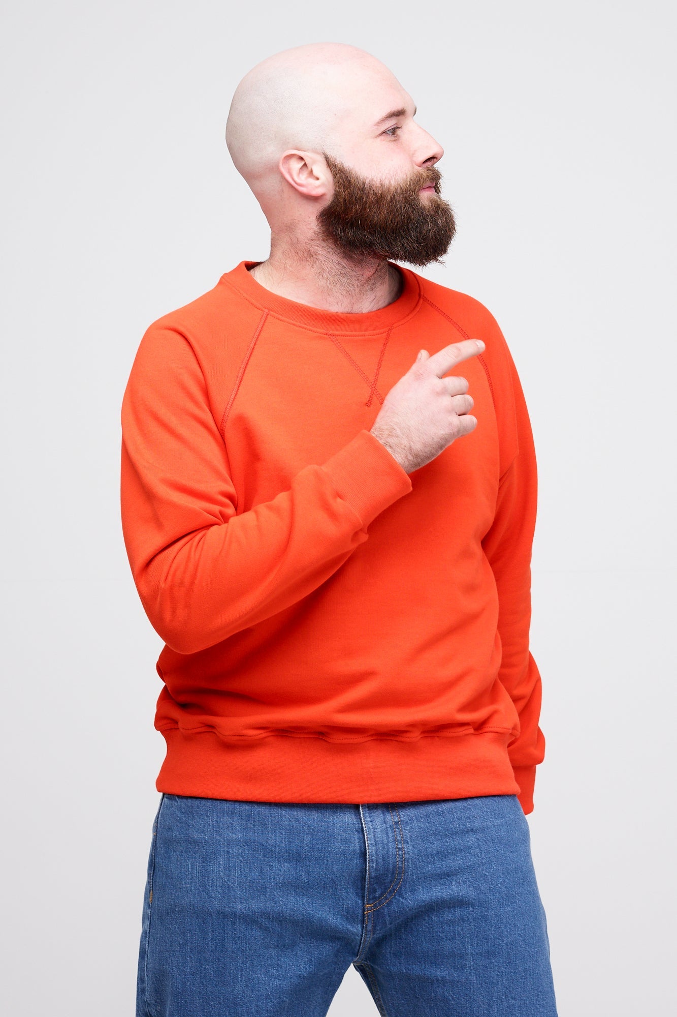 Male_Raglan-Sleeve-Sweatshirt_Flame-Red_Front