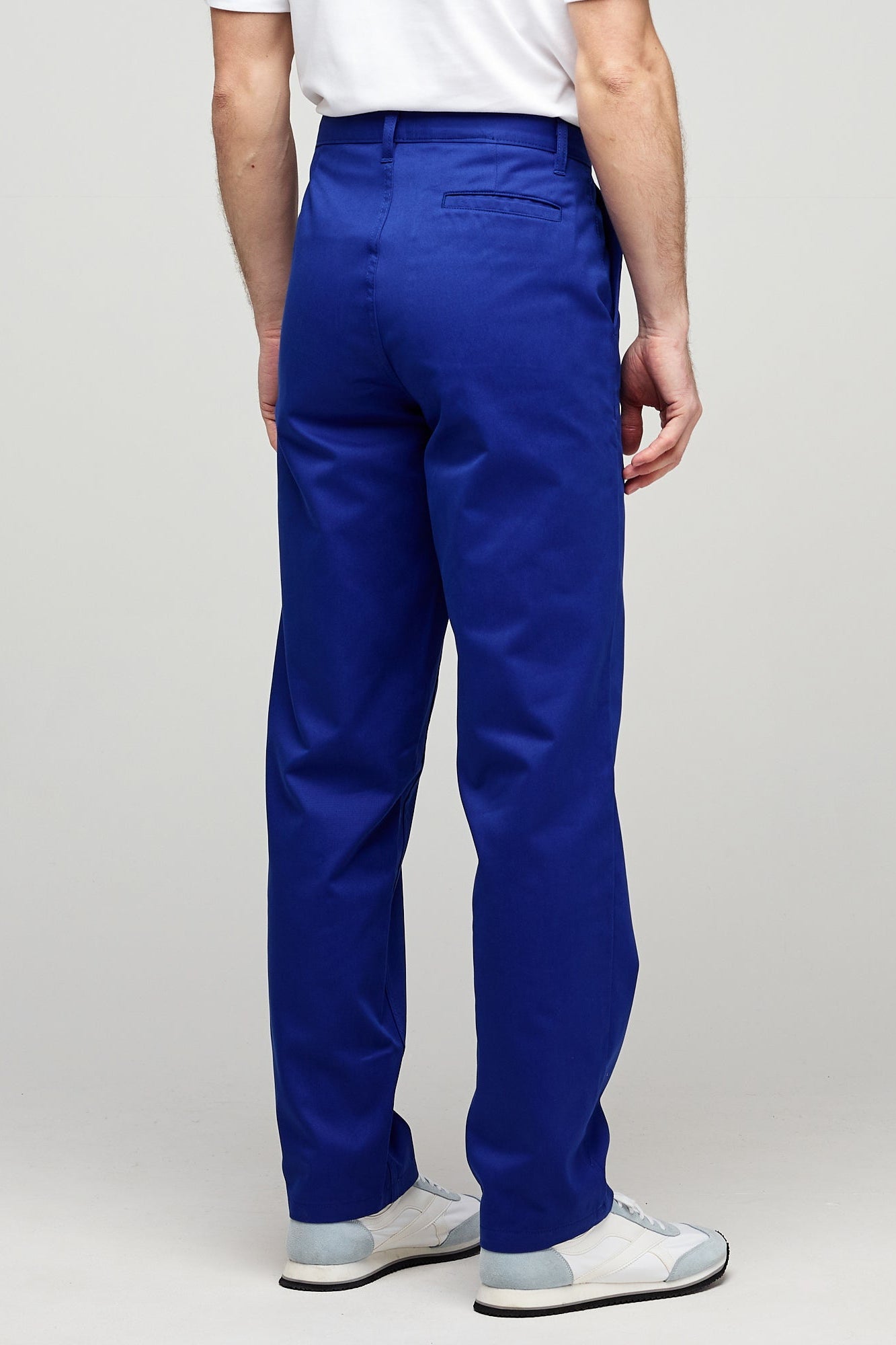 Buy Dark Blue Slim Stretch Chino Trousers from the Next UK online shop