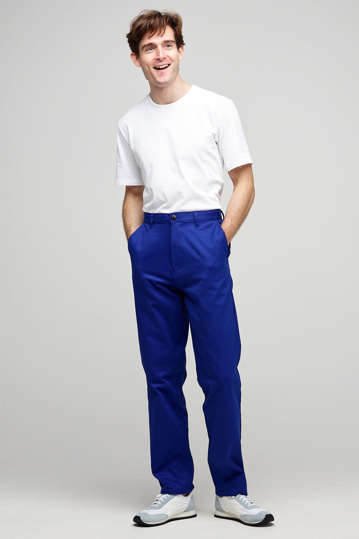 Men's Relaxed Chinos - Royal Blue