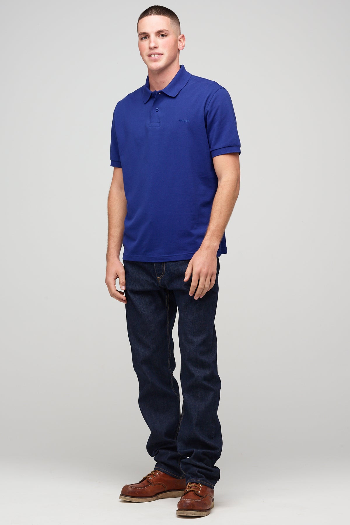 
            Men&#39;s short sleeve polo shirt royal blue