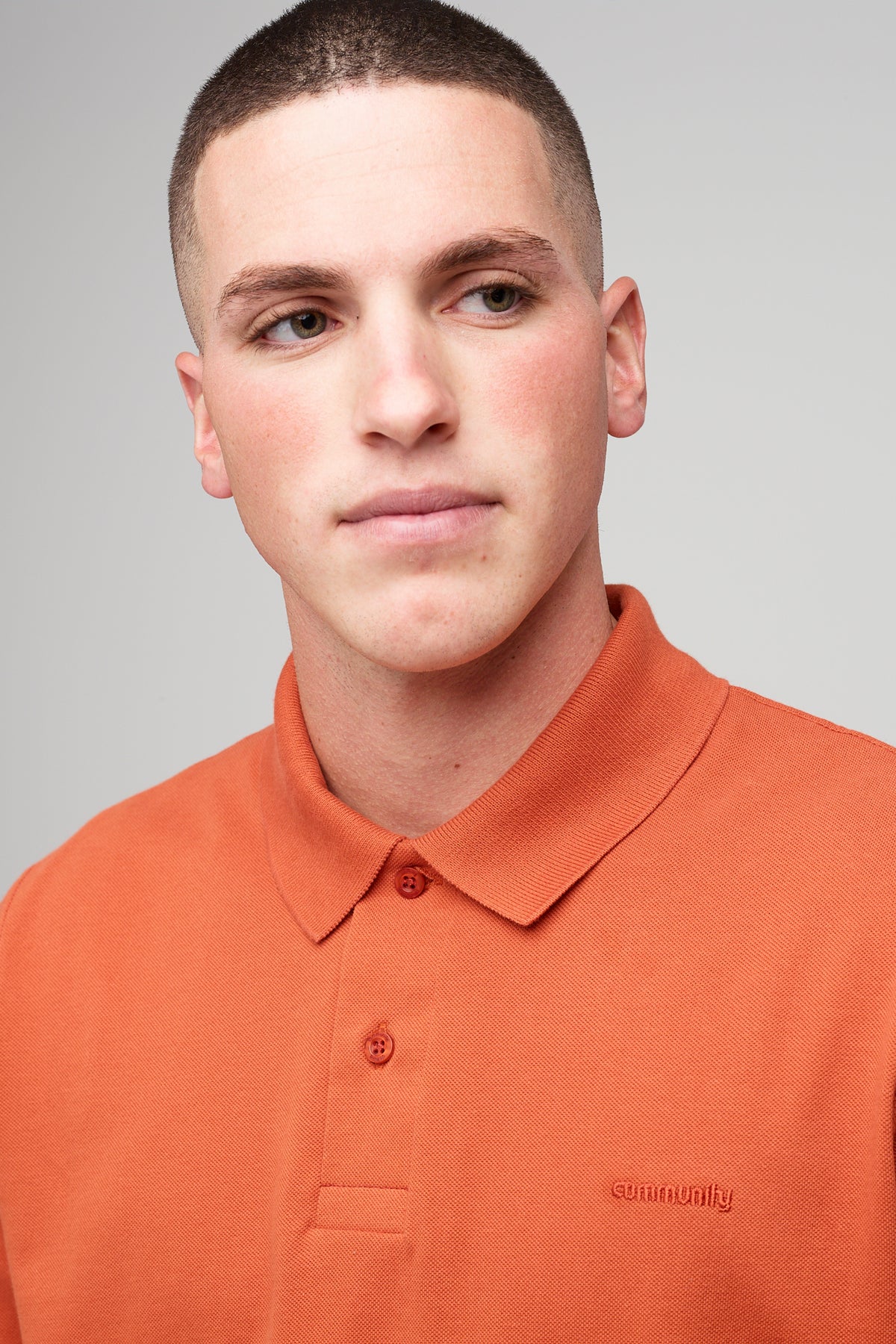 Men's Short Sleeve Polo Shirt - Cinnamon