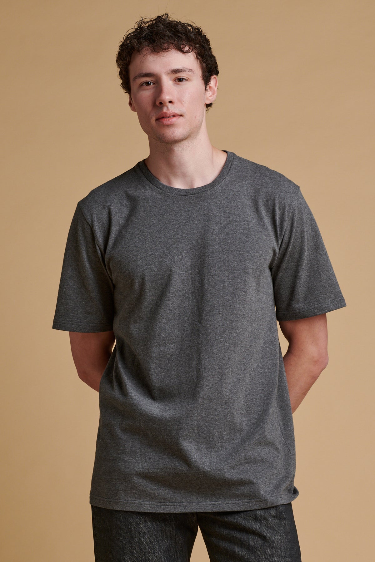Men's Short Sleeve T Shirt - Charcoal