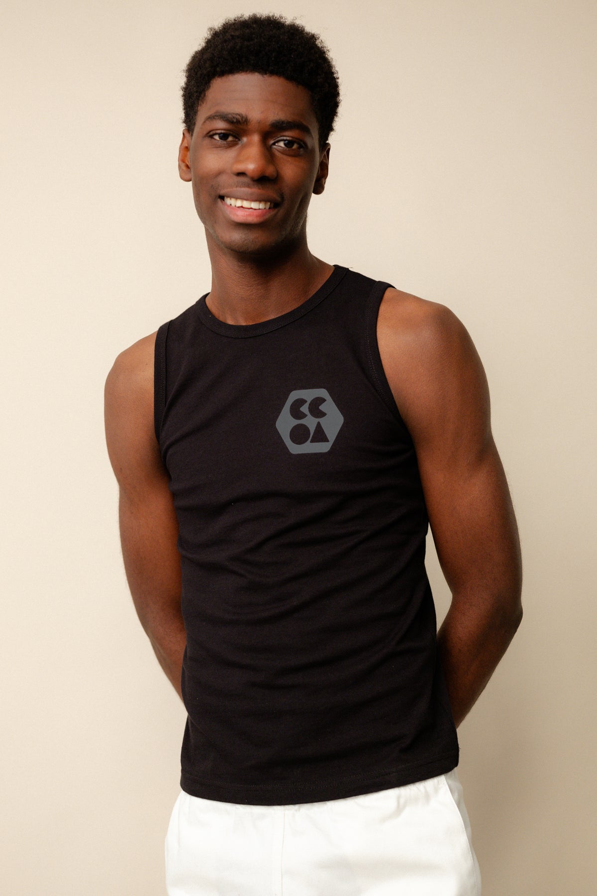 
            Men&#39;s Sleeveless T Shirt Plastic Free - Black