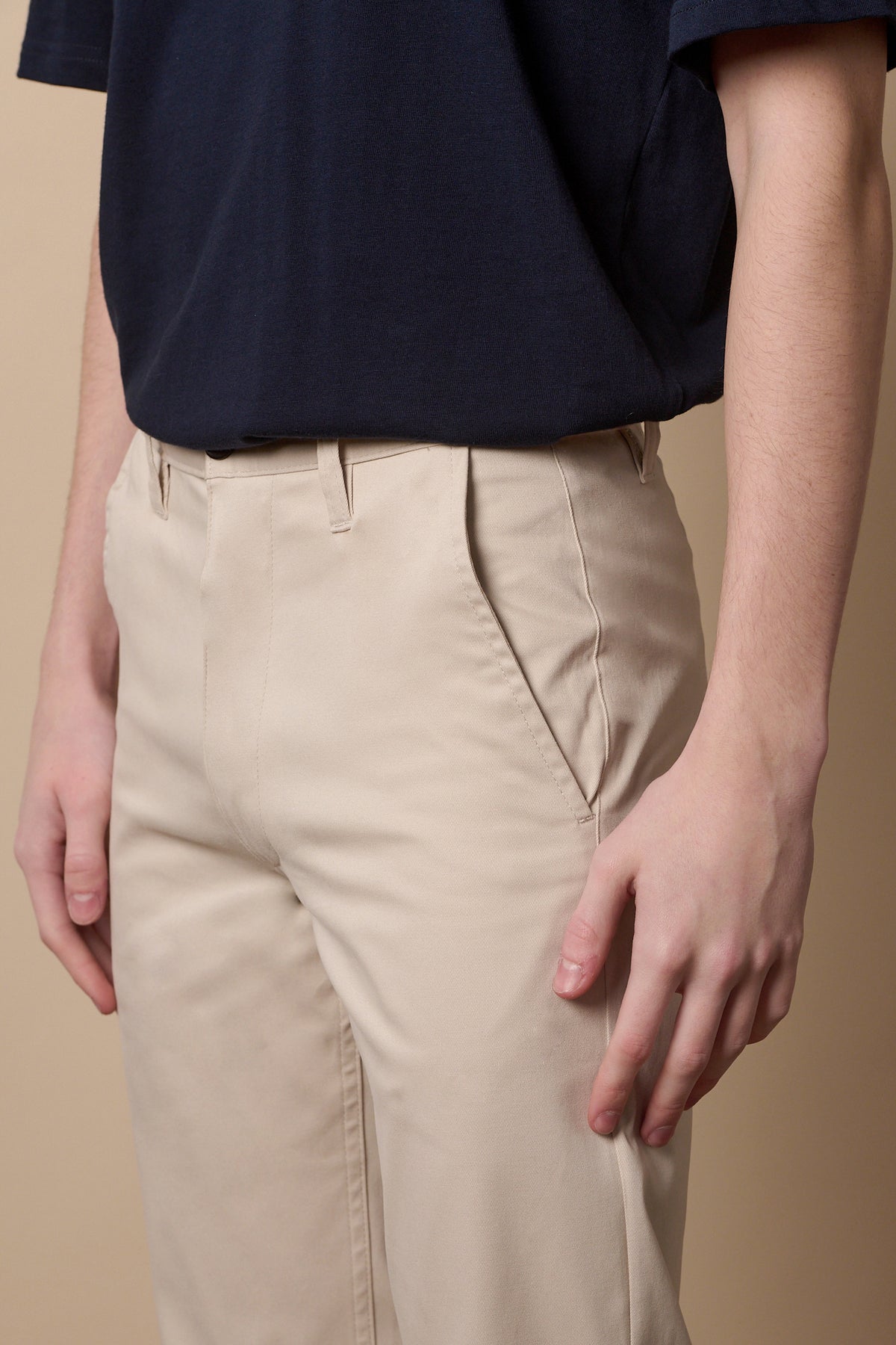 
            Men&#39;s Slim Stretch Chino - Light Stone