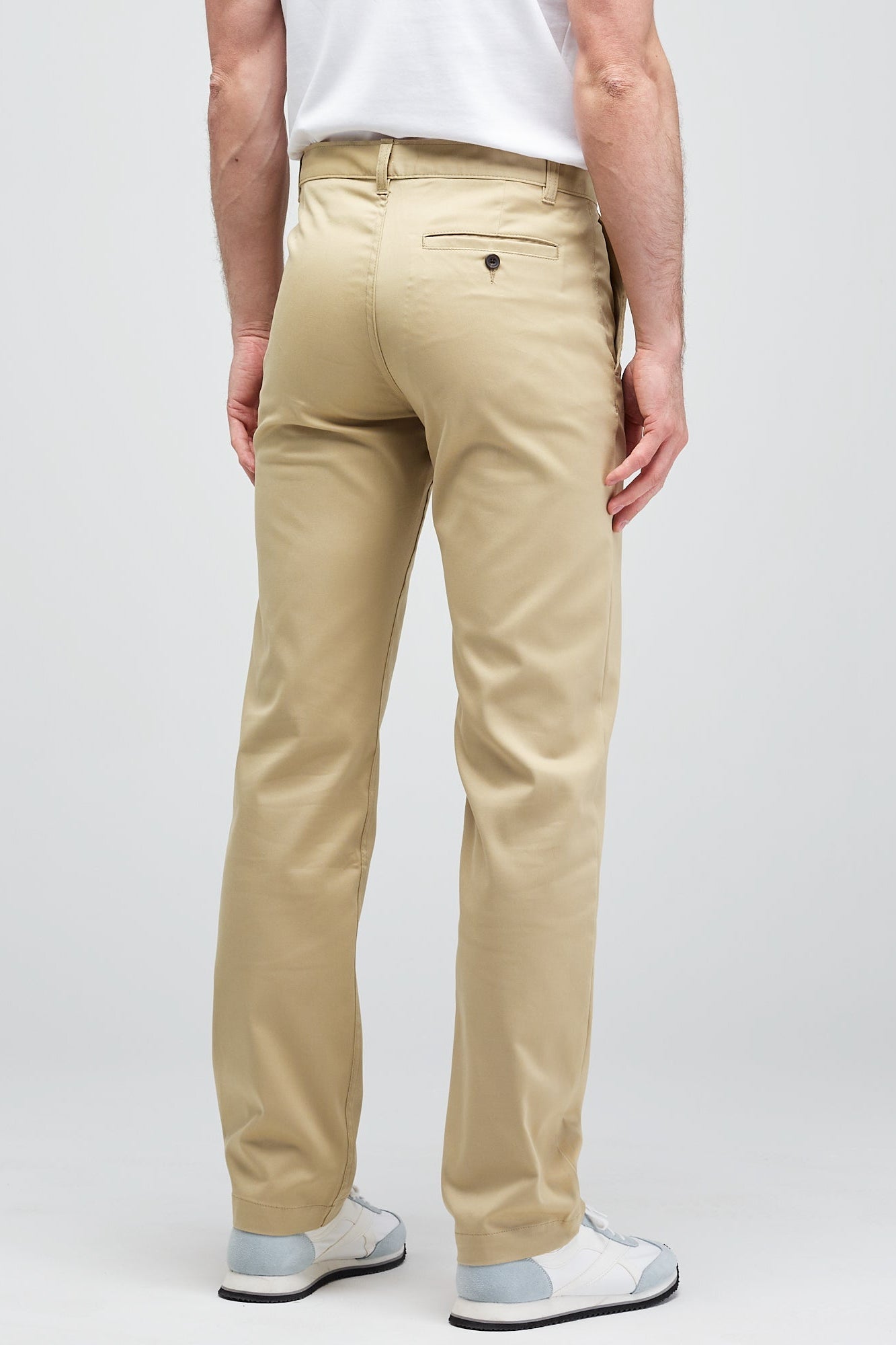 Buy Stone Skinny Fit Chino Trousers 30S | Trousers | Tu