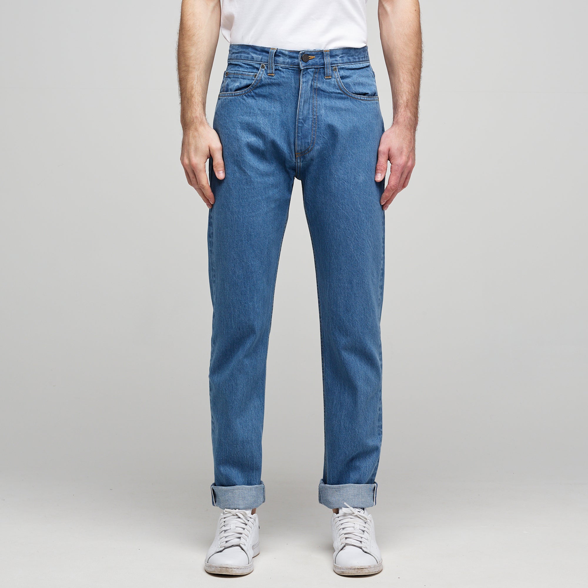 Men's Straight Cut Selvedge Jean - Fade - Community Clothing