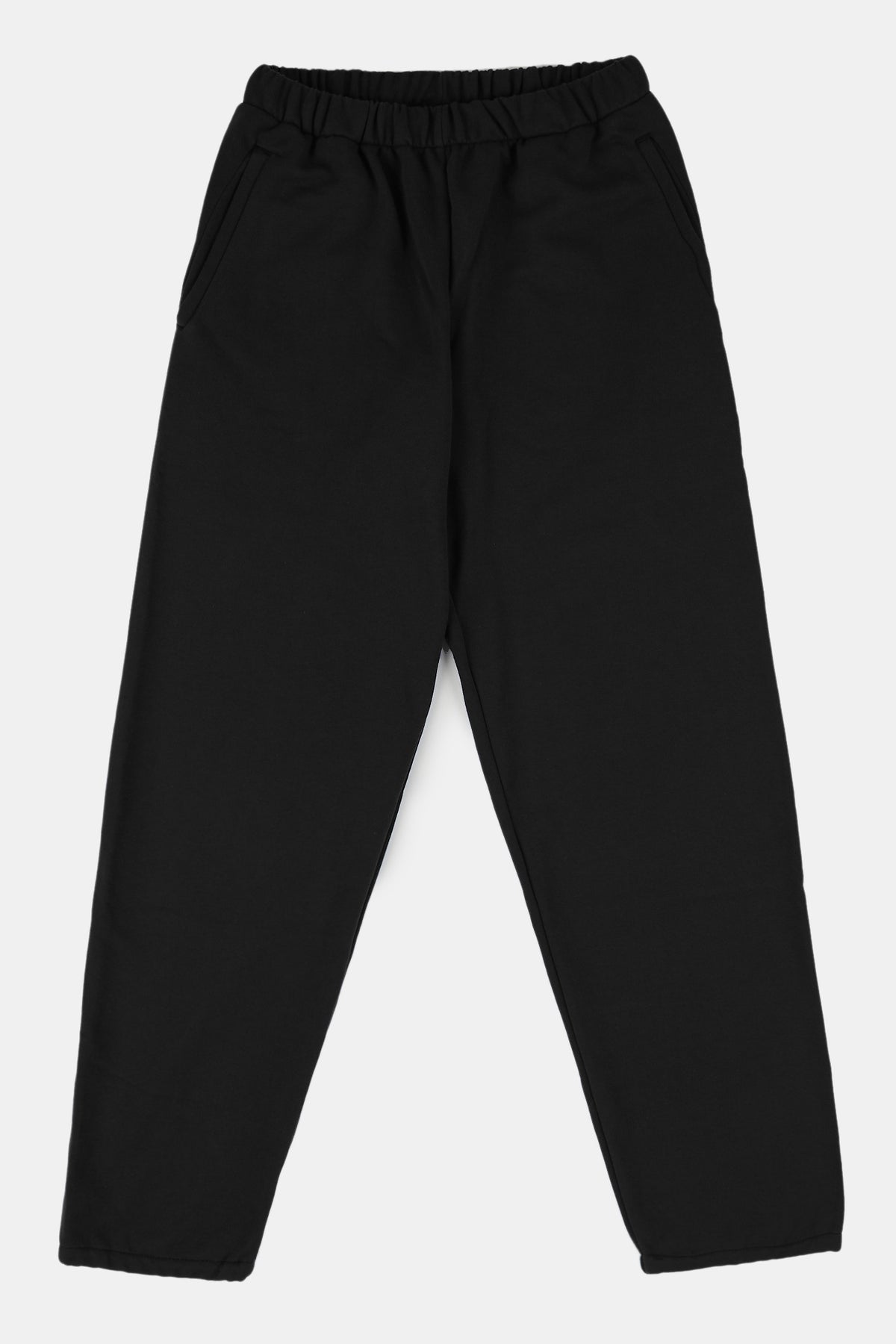 Flatlay product shot of men's sweatpant black