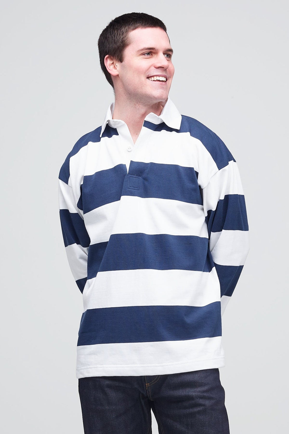 
                 Male_Wide-Striped-Rugby-Shirt_Navey-White_Front2