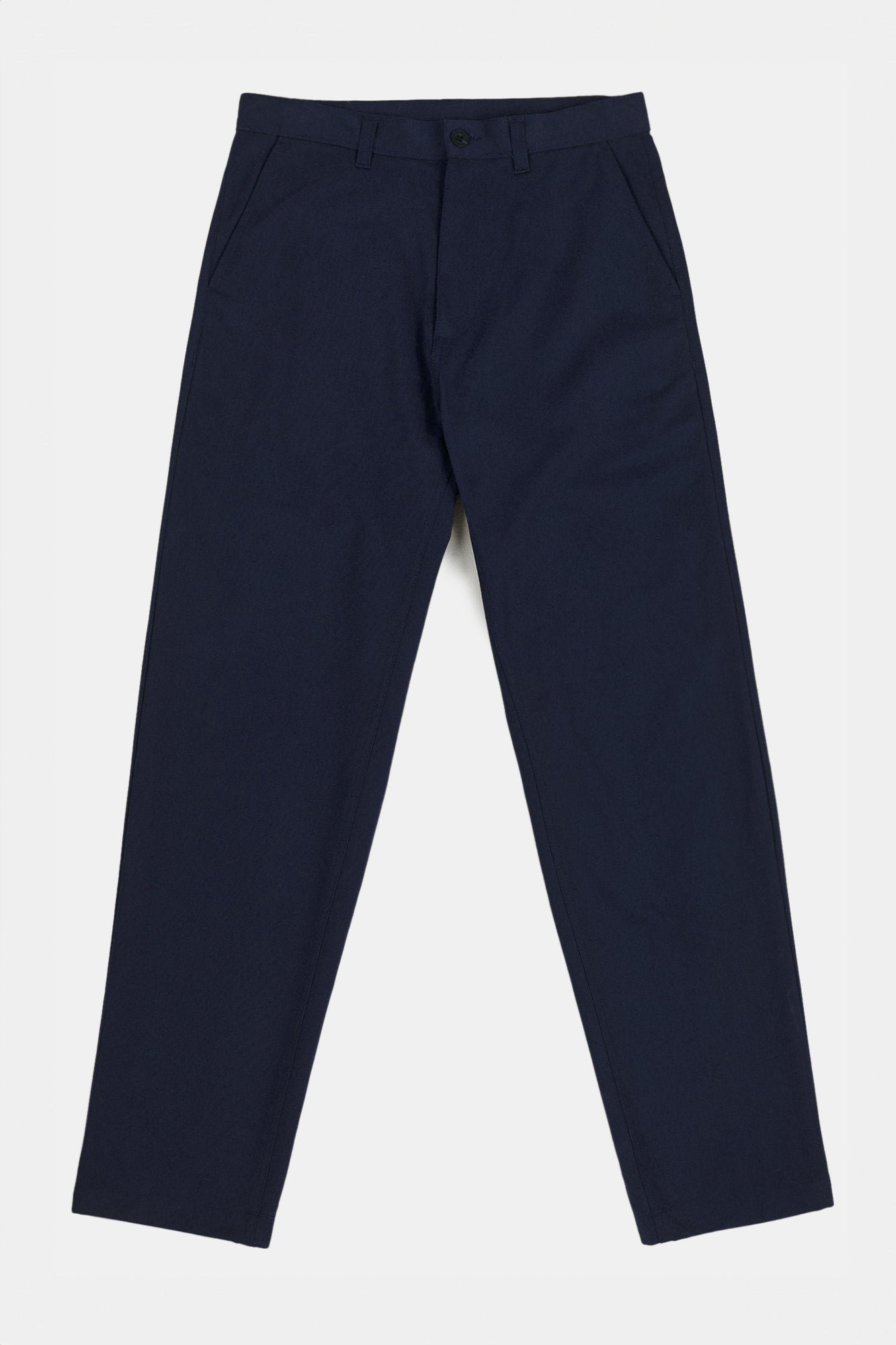 Men's Relaxed Heavyweight 100% Cotton Twill Chinos - Dark Navy