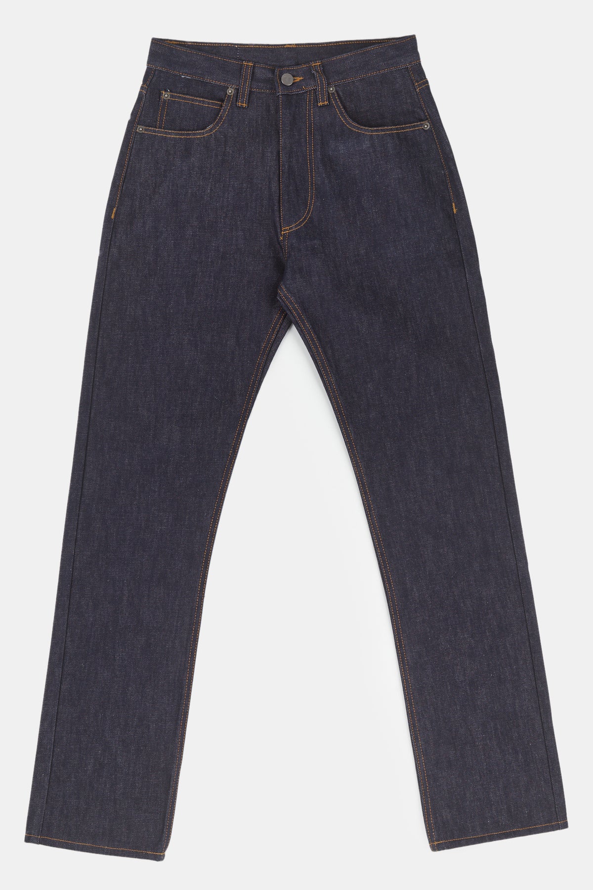 
            Straight cut jeans indigo flatlay image
