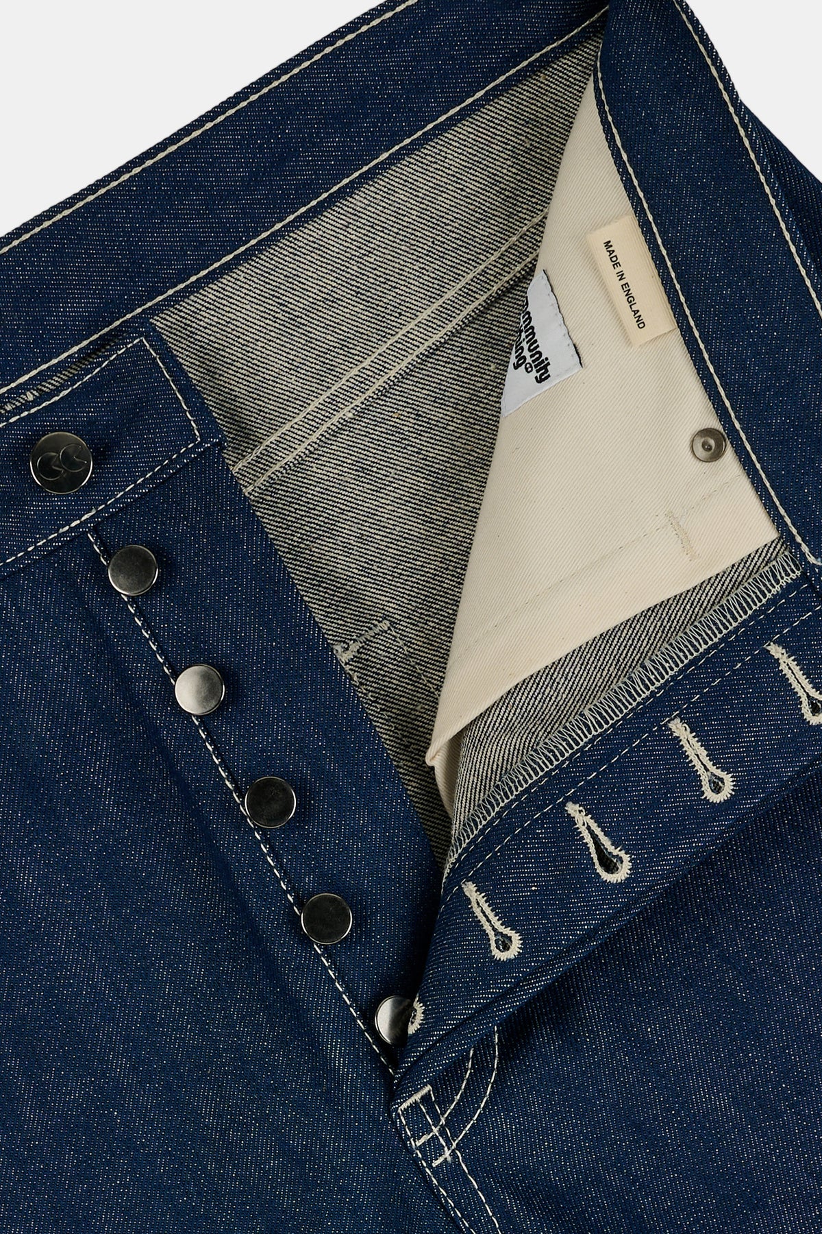 DARREN MENS SLIM LEG FLY FRONT JEAN BLUE