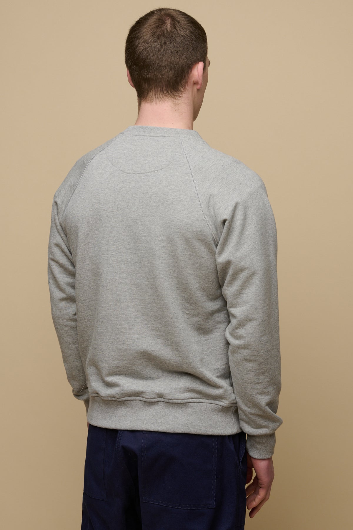 
            Men&#39;s Logo Raglan Sweatshirt - Grey Marl