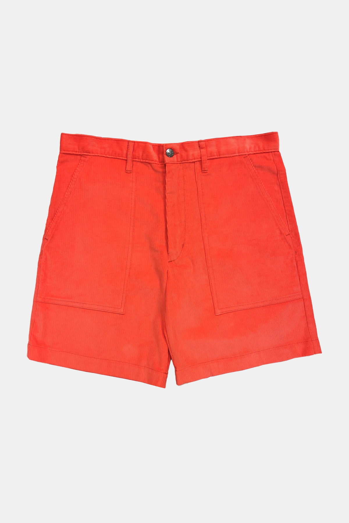 MARDEN MENS CORDUROY SHORT - FLAME RED