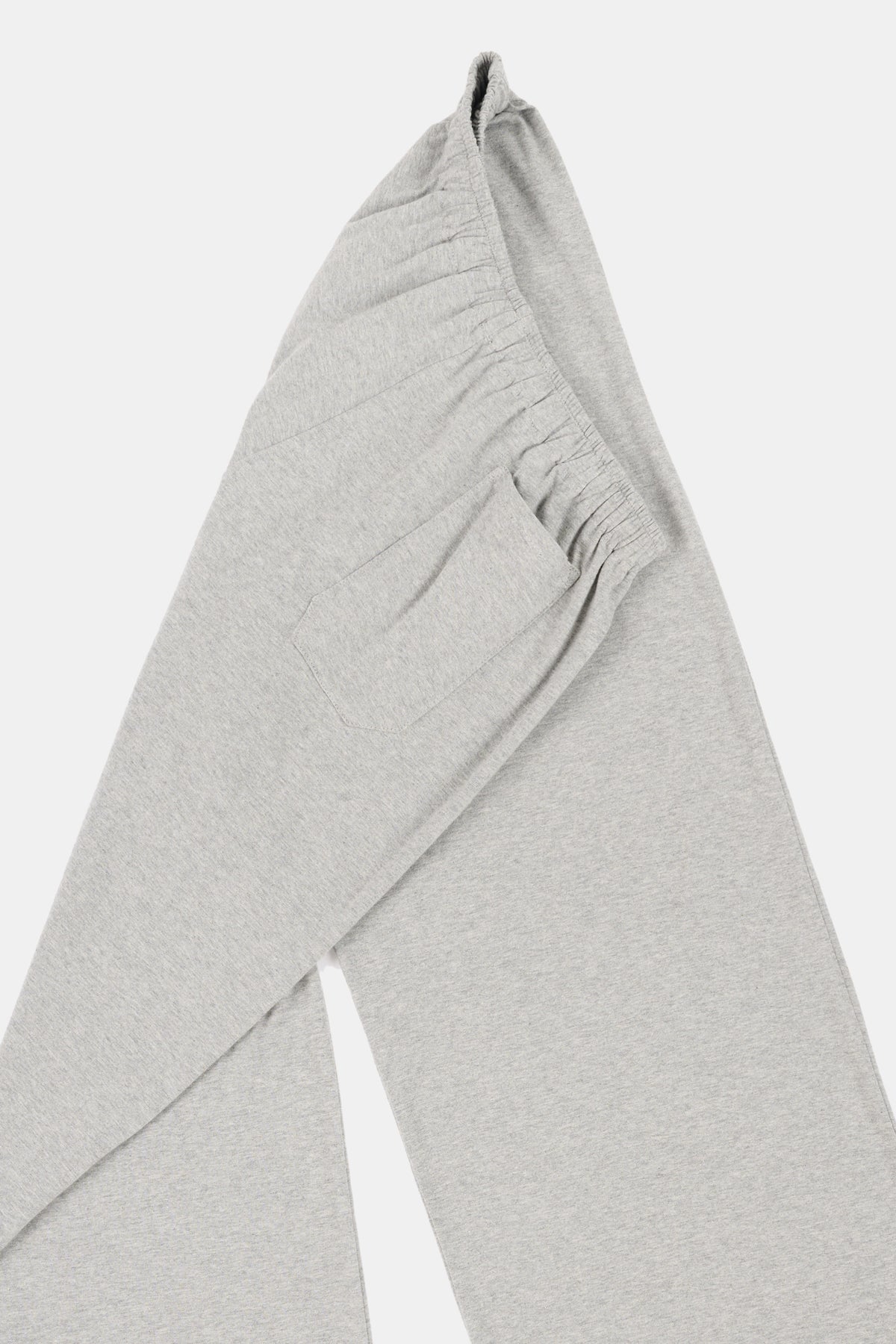 Grey marl pyjama bottoms with back pocket