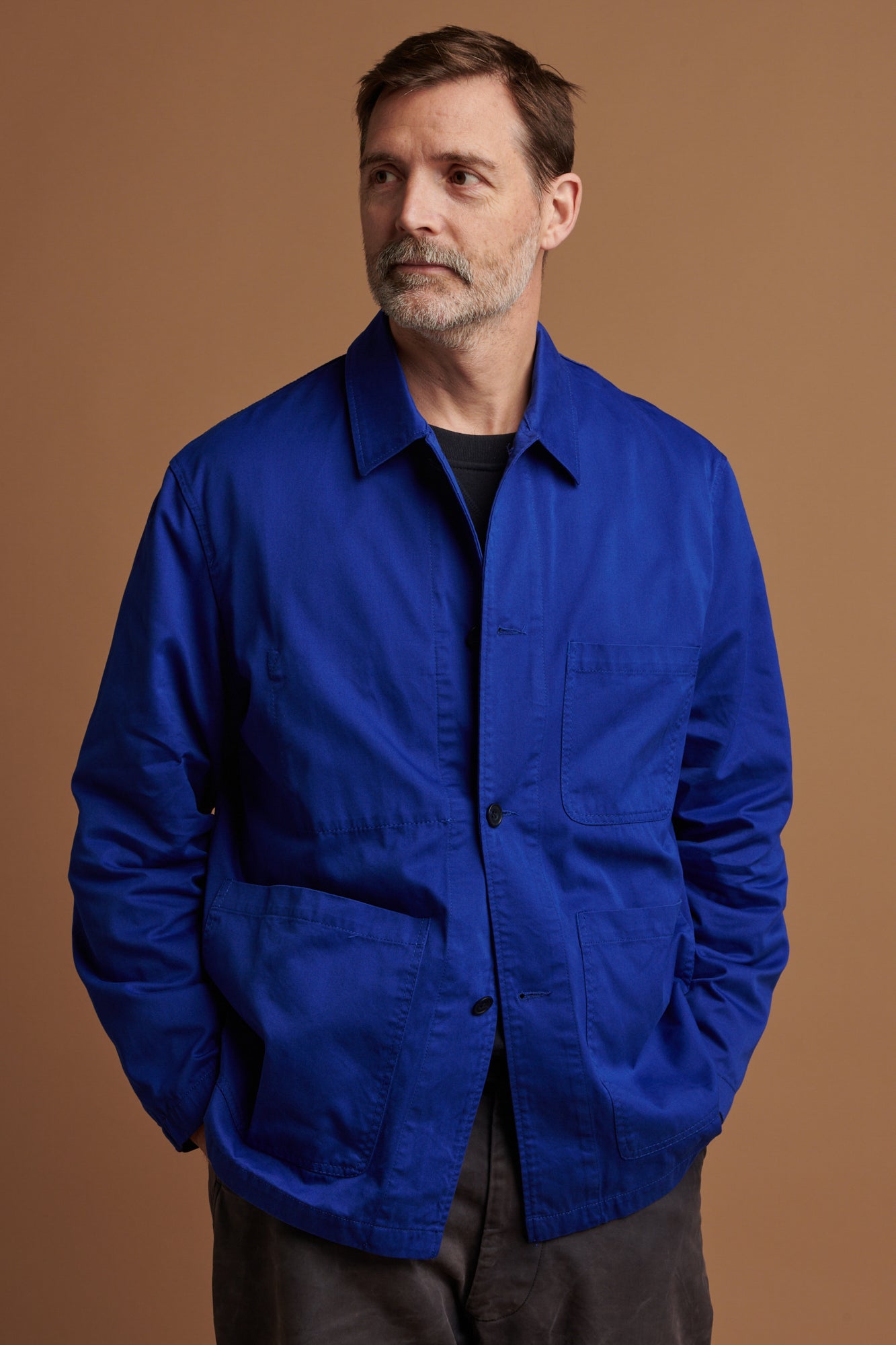 Men's Chore Jacket Royal Blue - Main Image