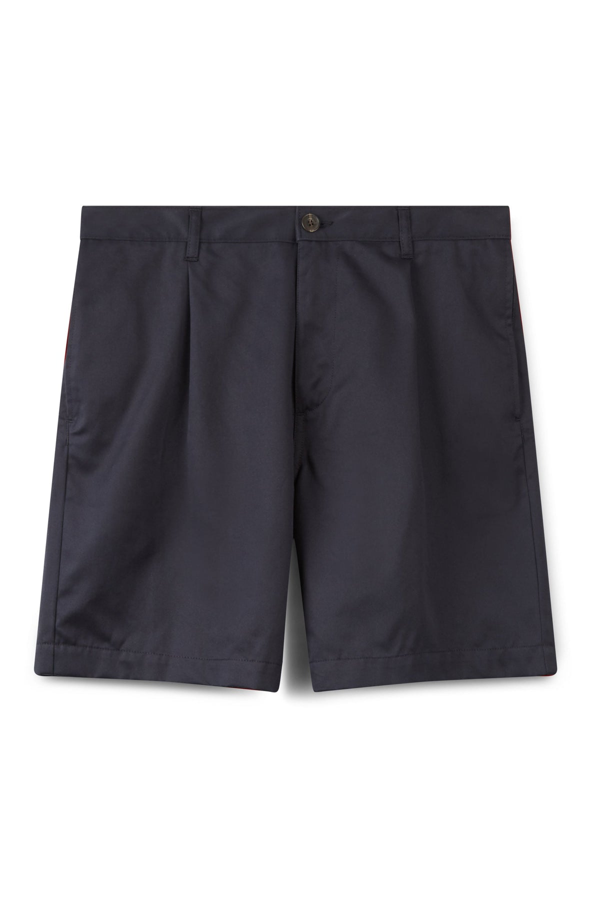 
            Men&#39;s Cotton Shorts - Pleated - Navy - Community Clothing