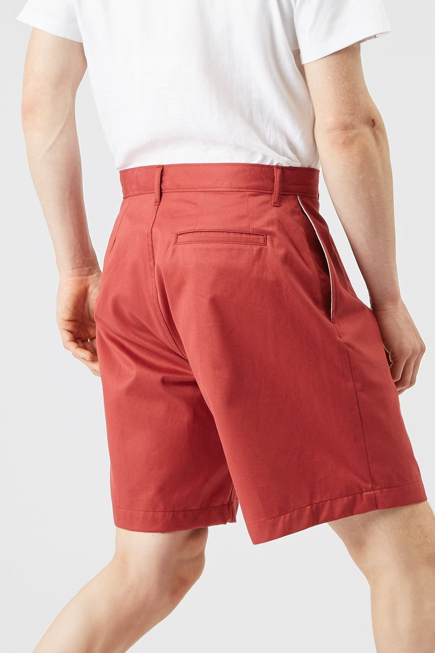 
            Men&#39;s Cotton Shorts - Pleated - Pink - Community Clothing