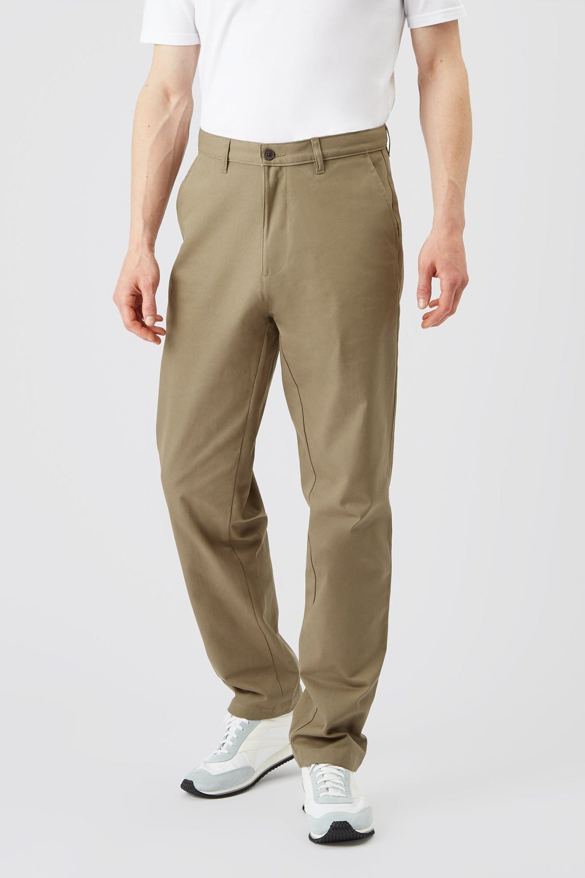 Men's Relaxed Chinos Khaki - Community Clothing