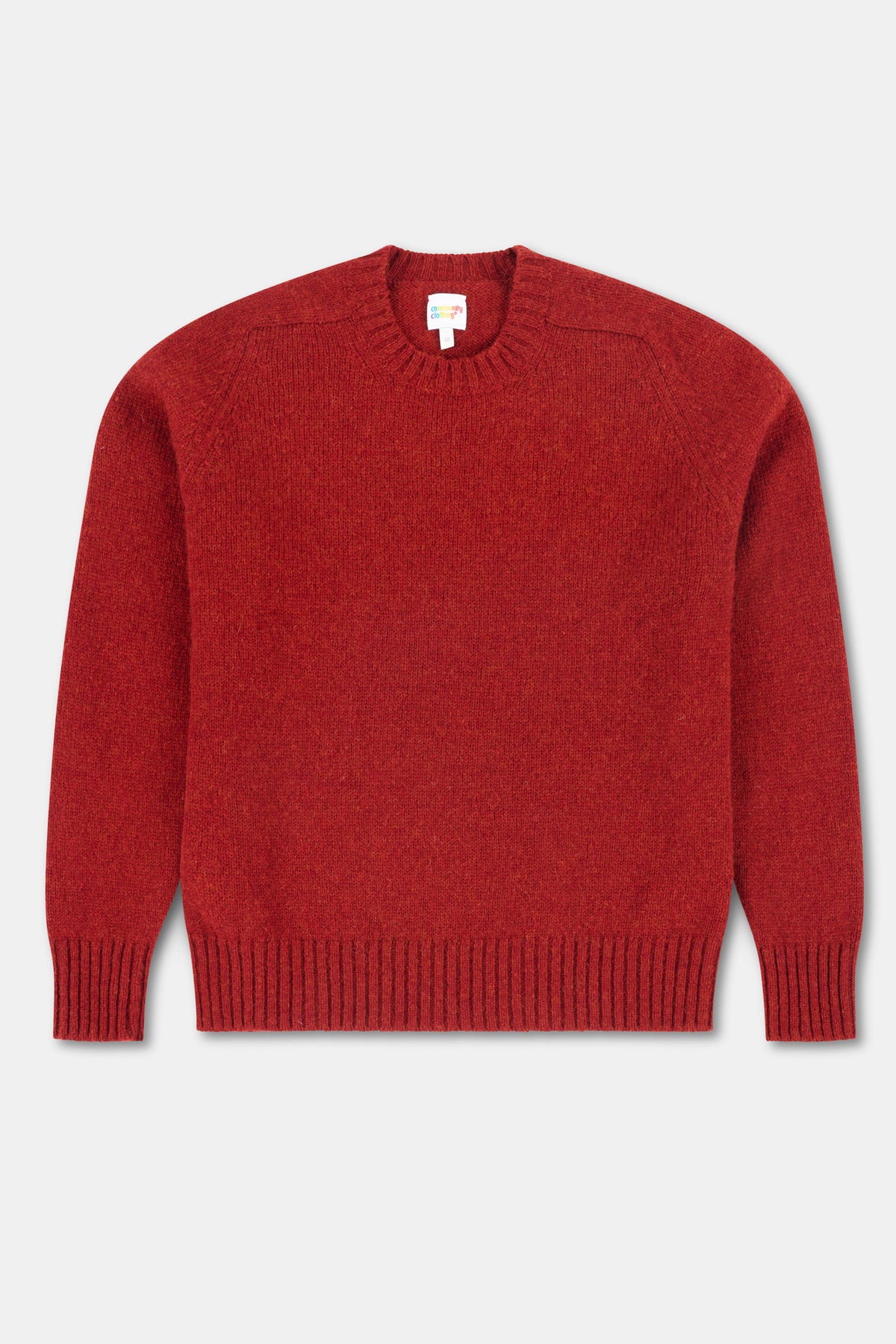 Women's Shetland Jumper - Dark red