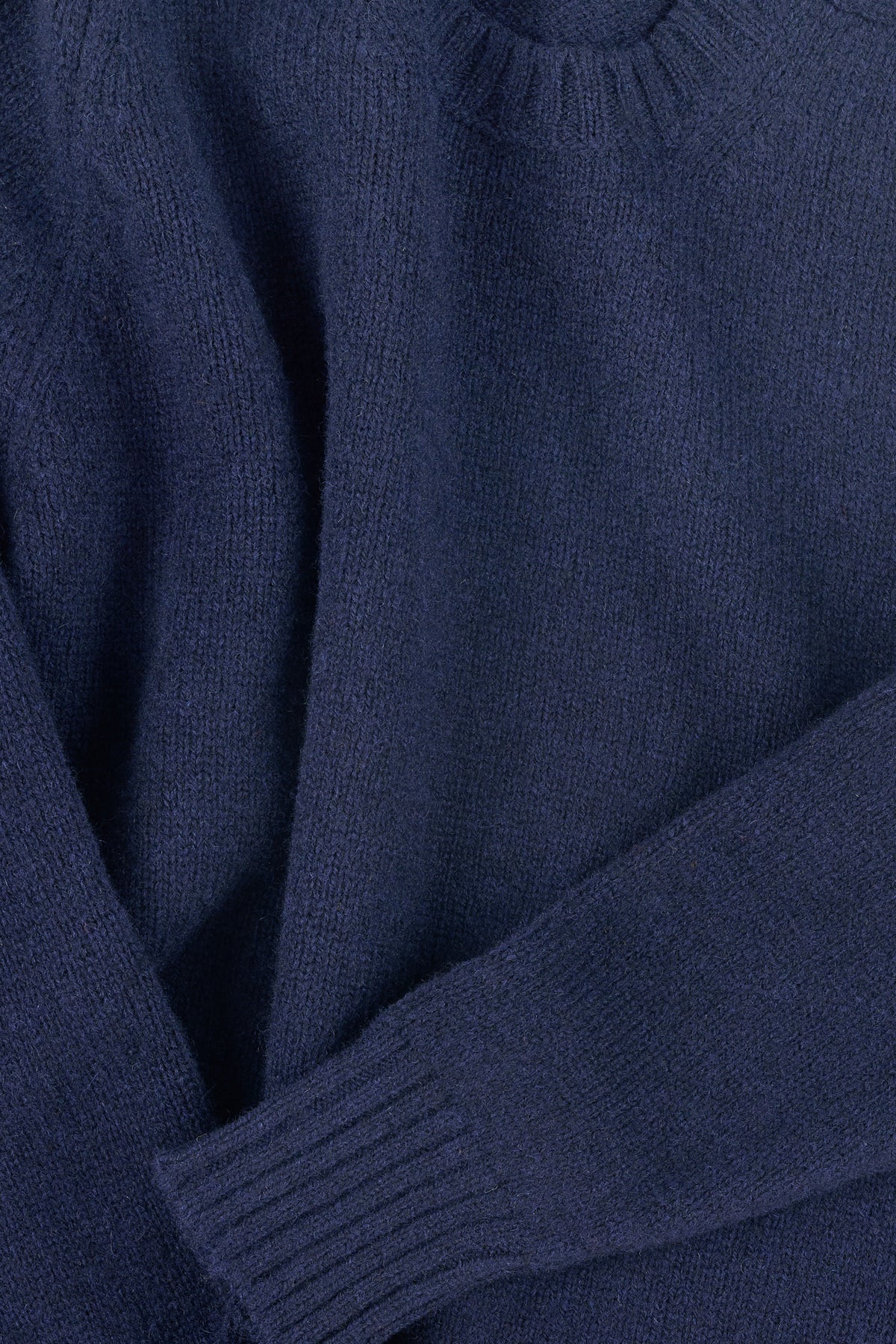 Men's Shetland Jumper - Navy