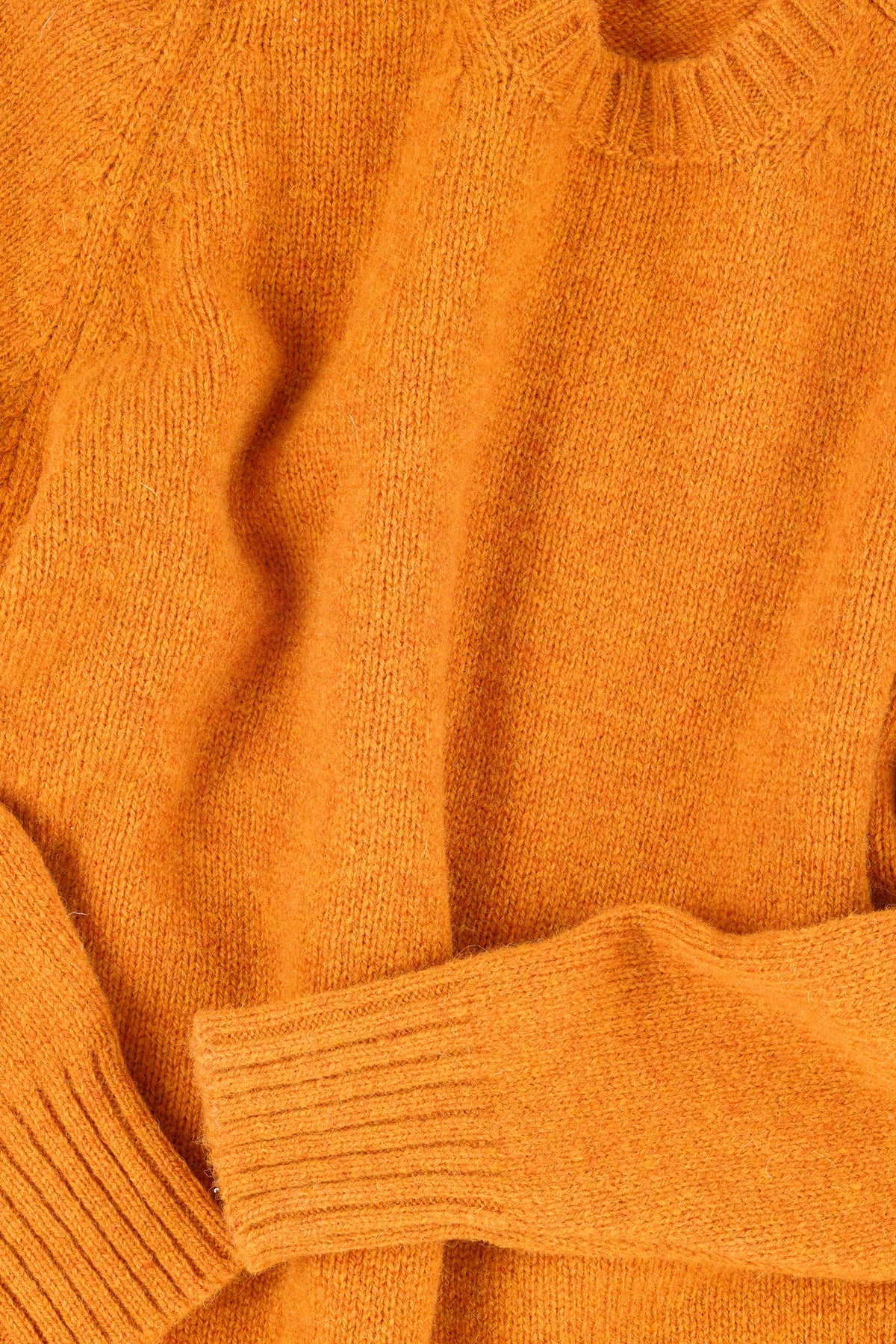 Women's Shetland Jumper - Rust