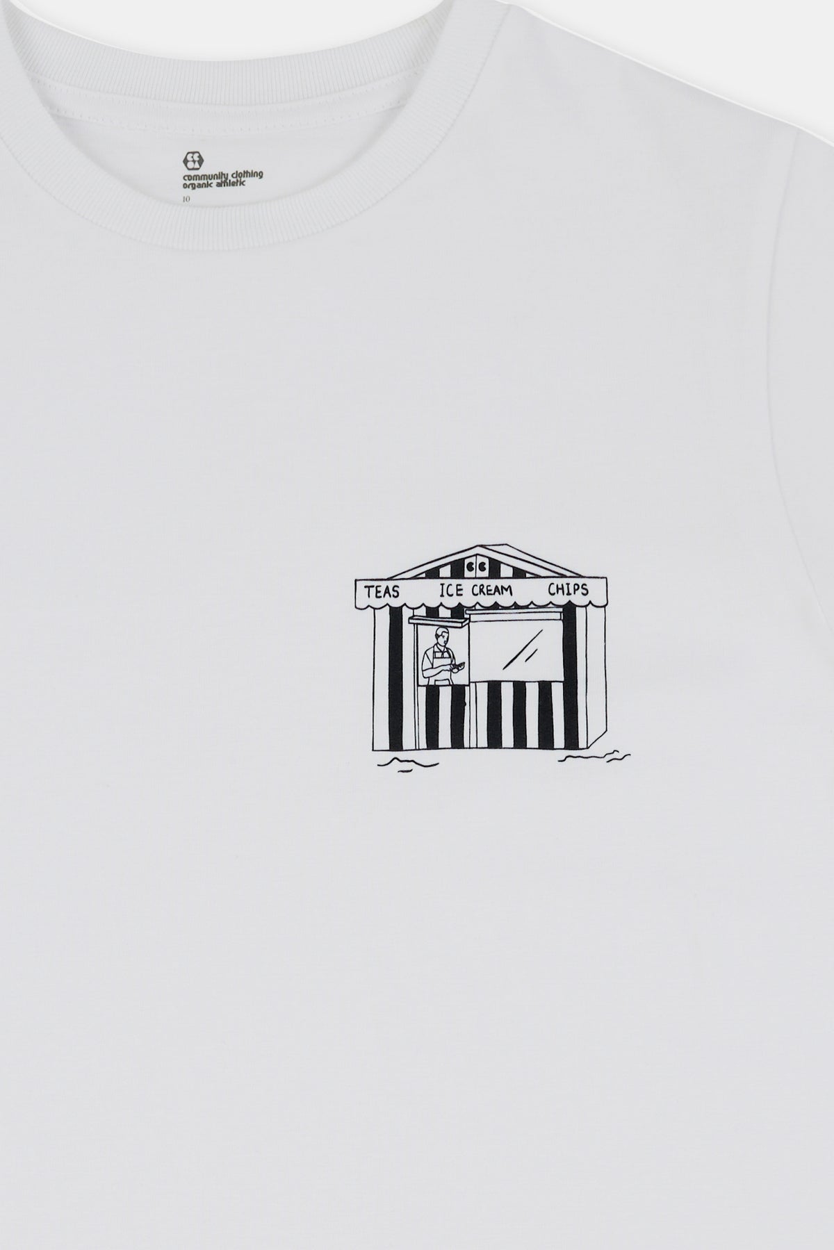 MENS GRAPHIC ICE CREAM HUT T-SHIRT