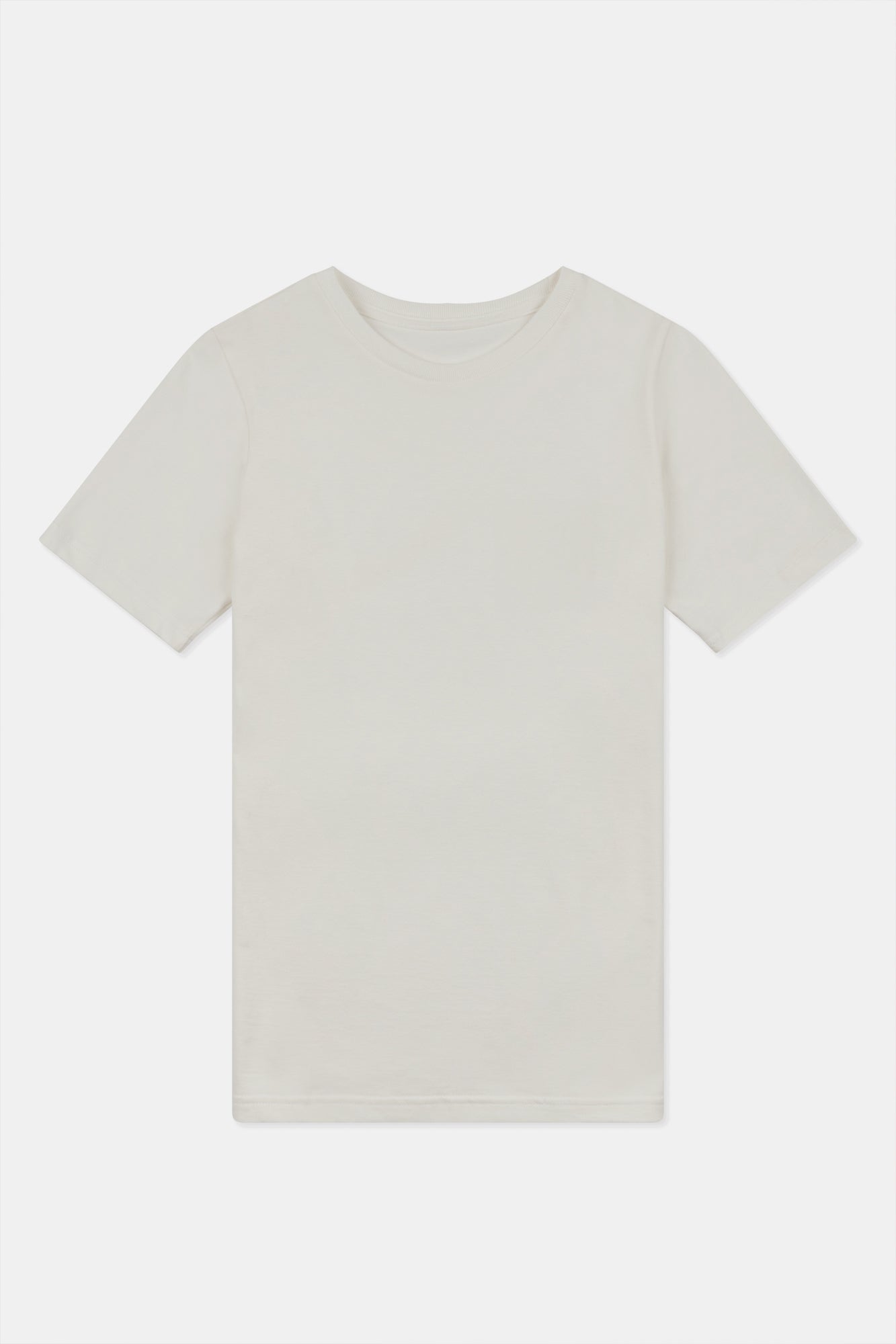 bone t-shirt on a white background