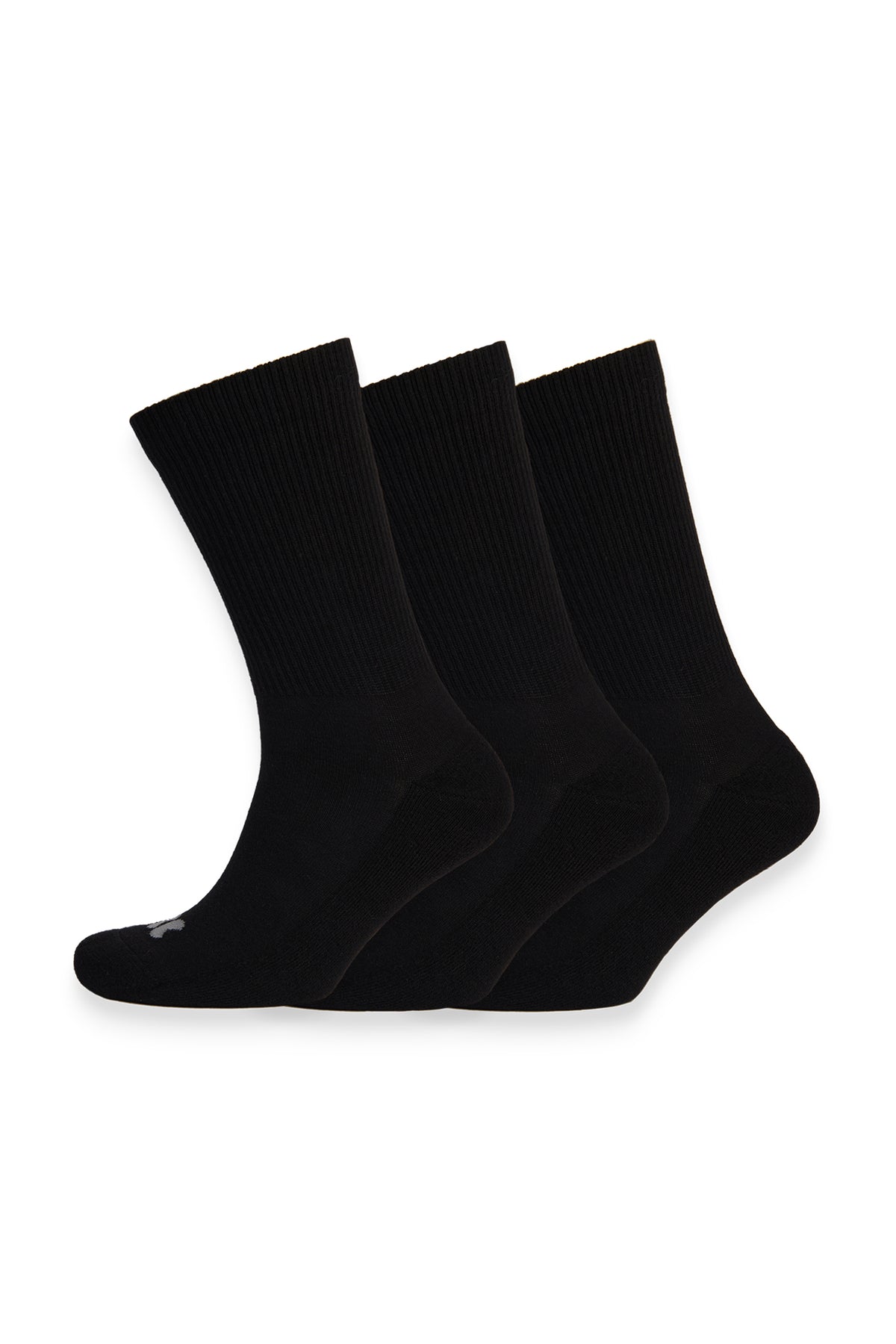 
            Sports Cotton Sock Calf 3 Pack - Black