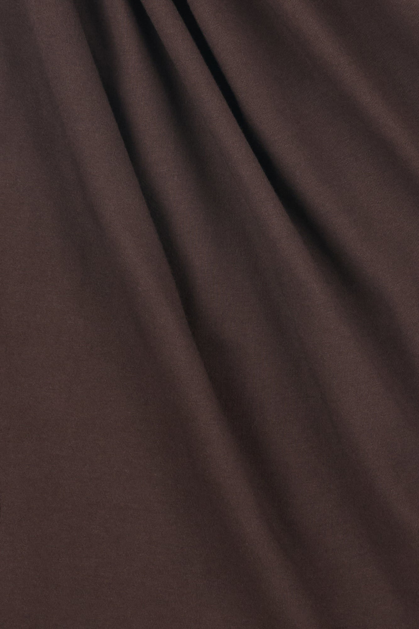 Close-up of chocolate brown jersey