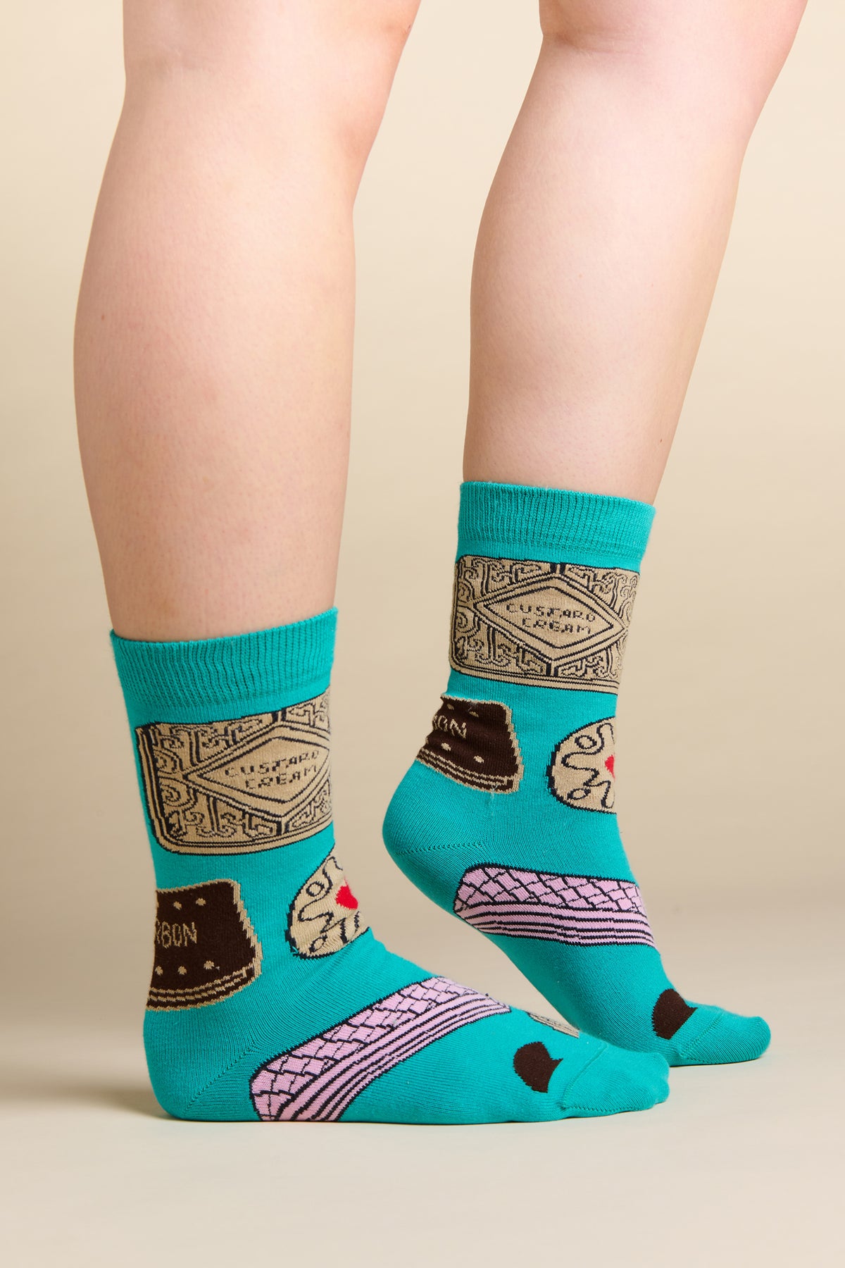 
            Graphic Cotton Sock 2 Pack - Biscuits