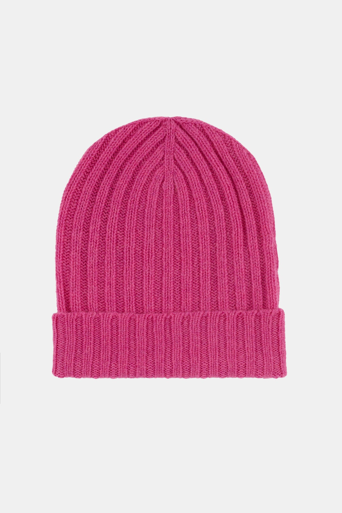 
            unisex lambswool beanie hat rose pink flatlay