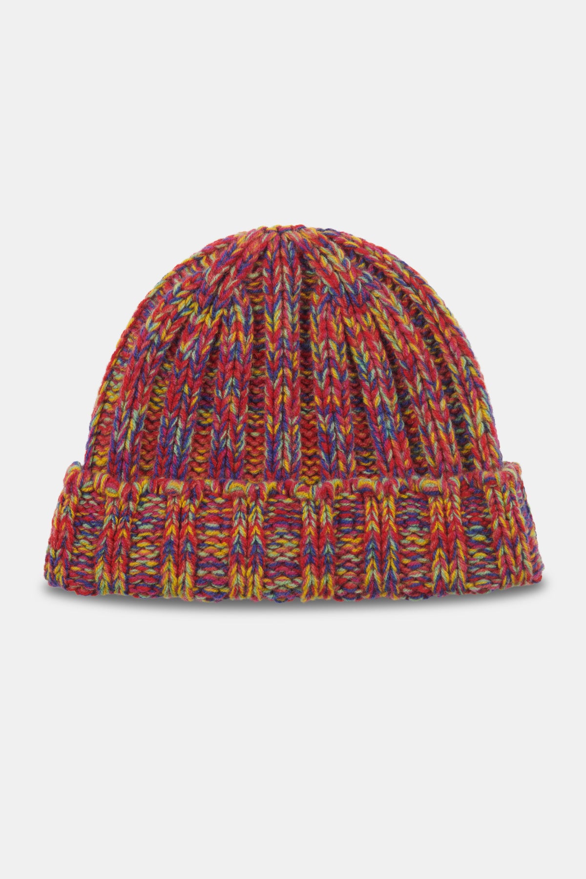 Lambswool Cable Hat- Flame
