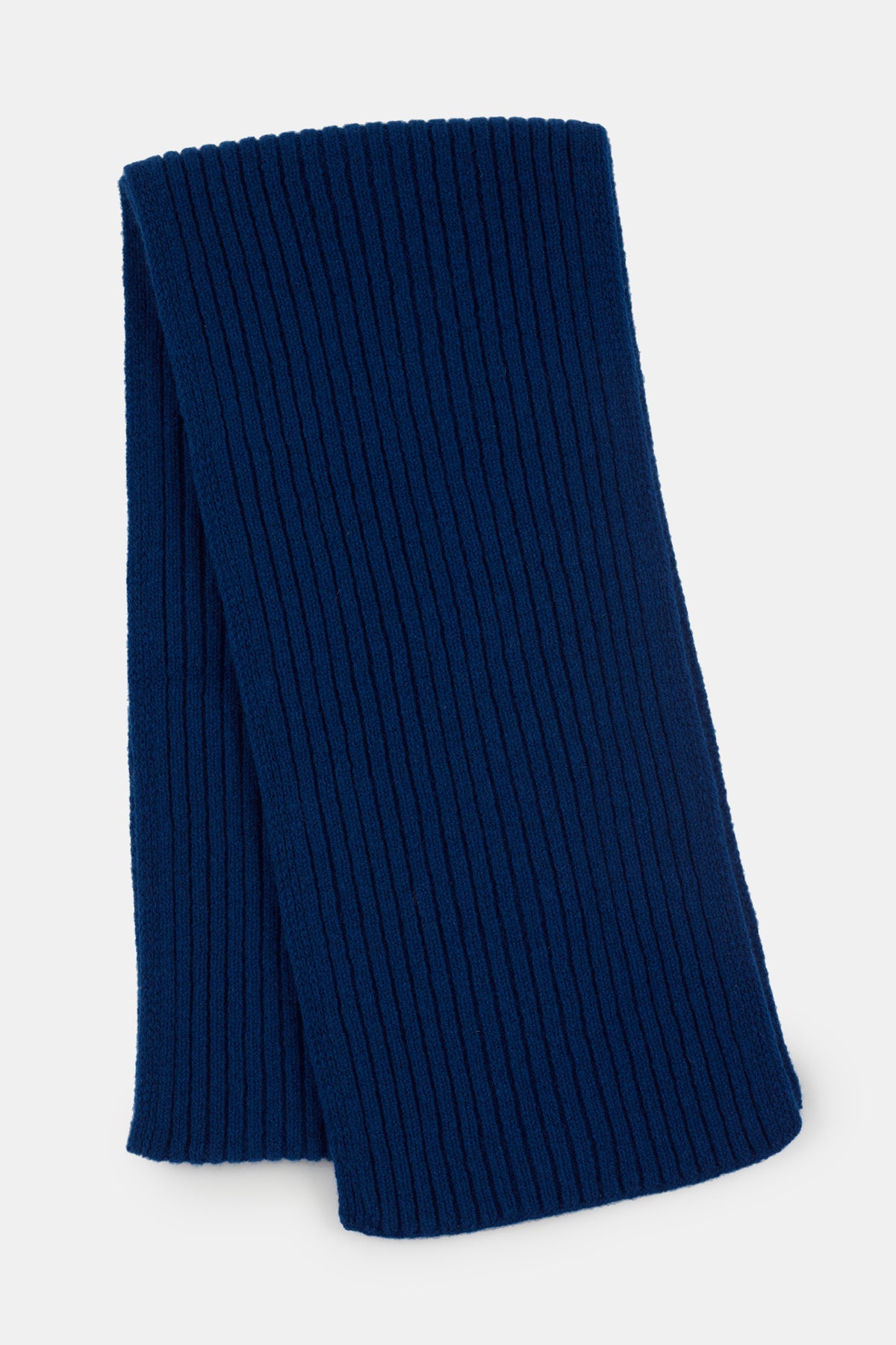 
            unisex lambswool scarf bright blue