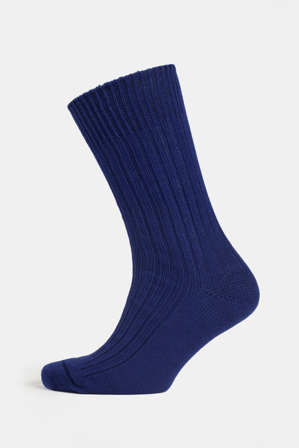 Premium Cotton Sock Rib - Blue - Community Clothing