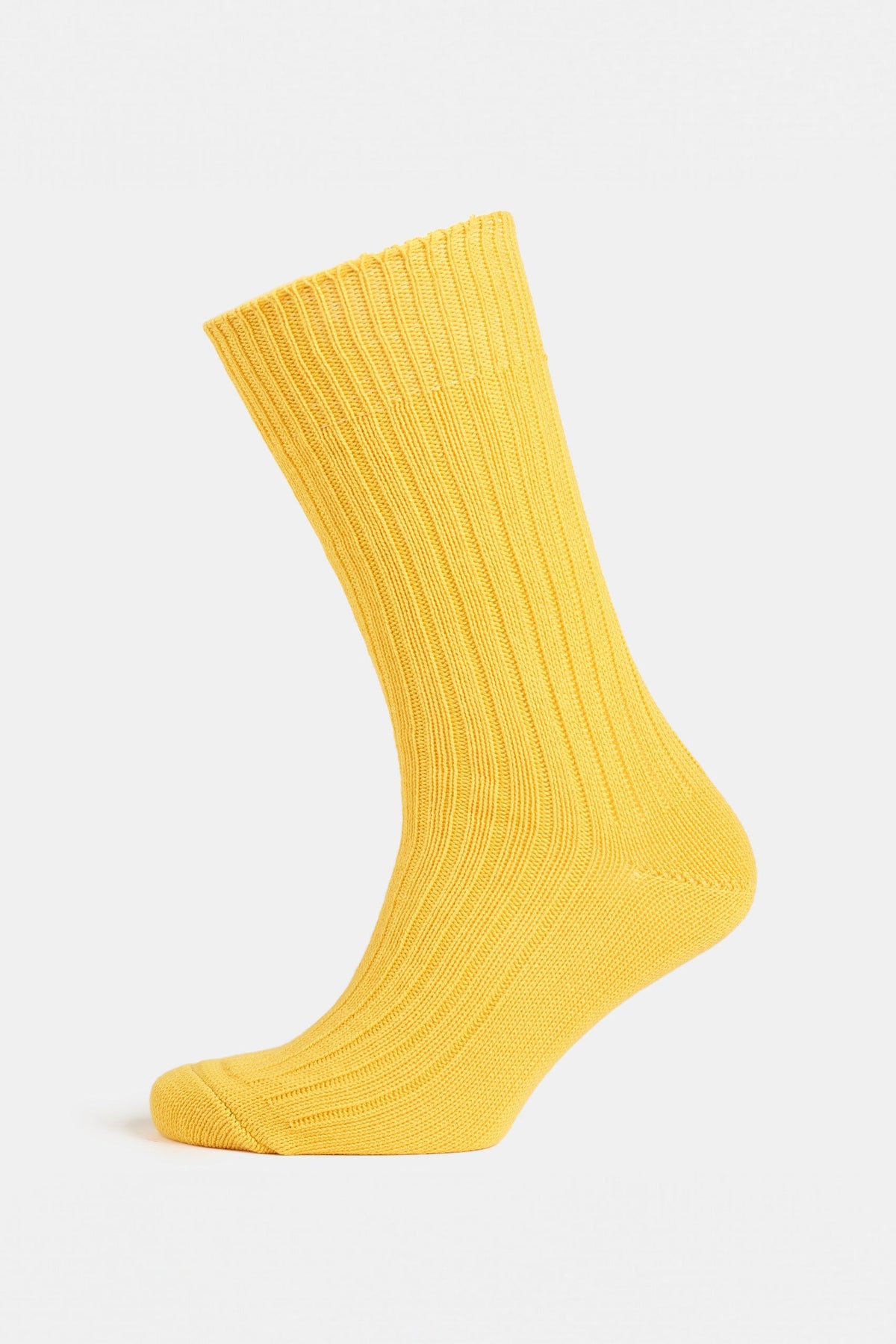 
            Premium Cotton Sock Rib - Yellow