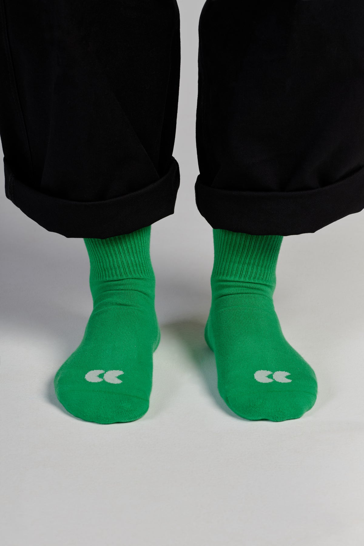 Single Colour Sports Calf Sock 3 Pack - Apple Green