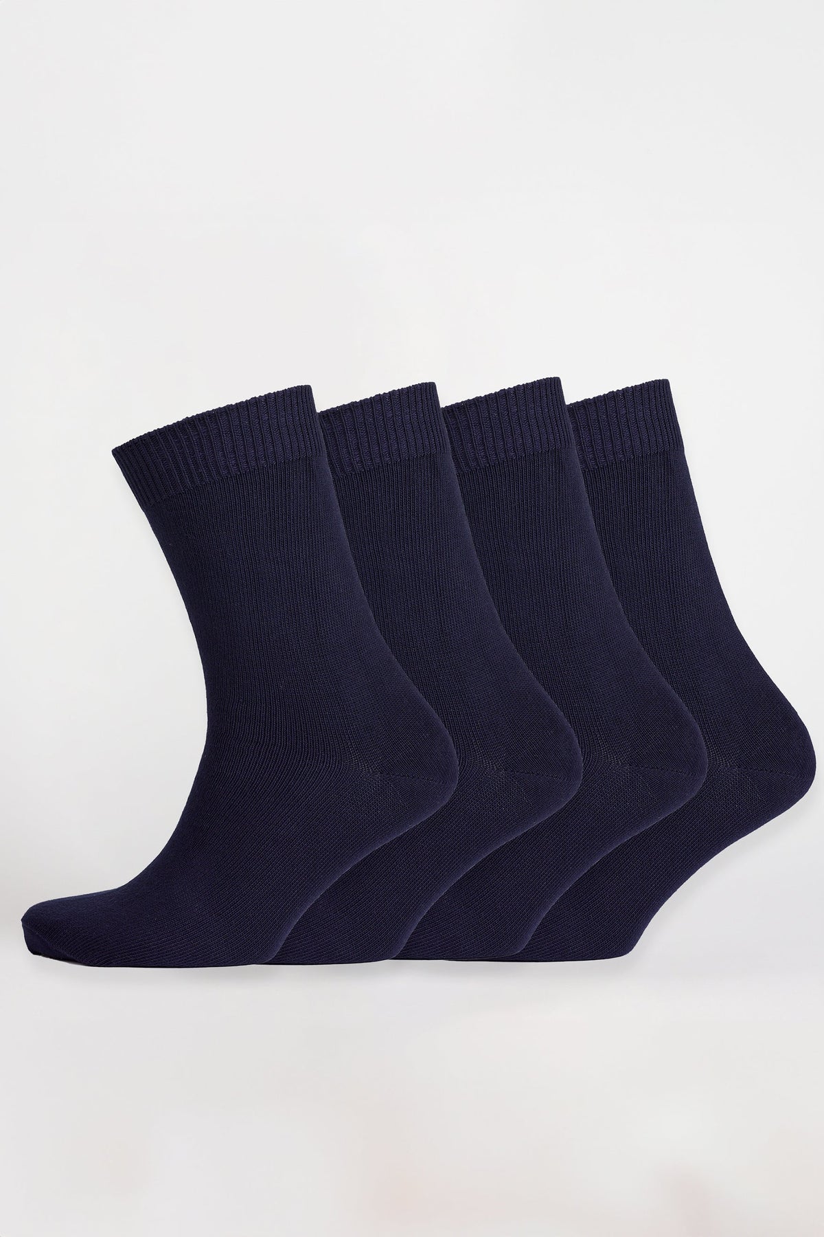 
            Value Cotton Sock Plain 4 Pack - Navy