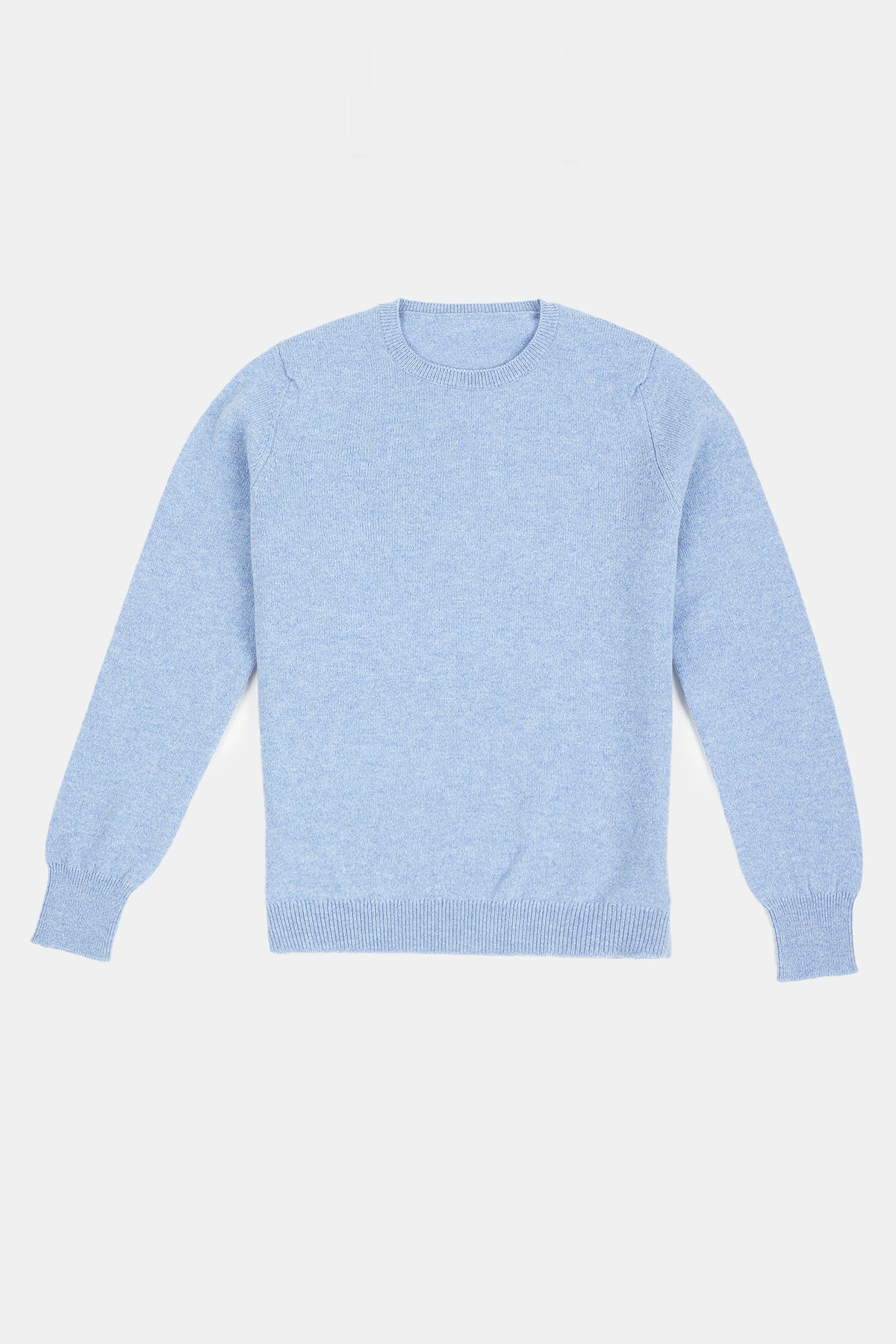 
            Women&#39;s lambswool crew neck light blue