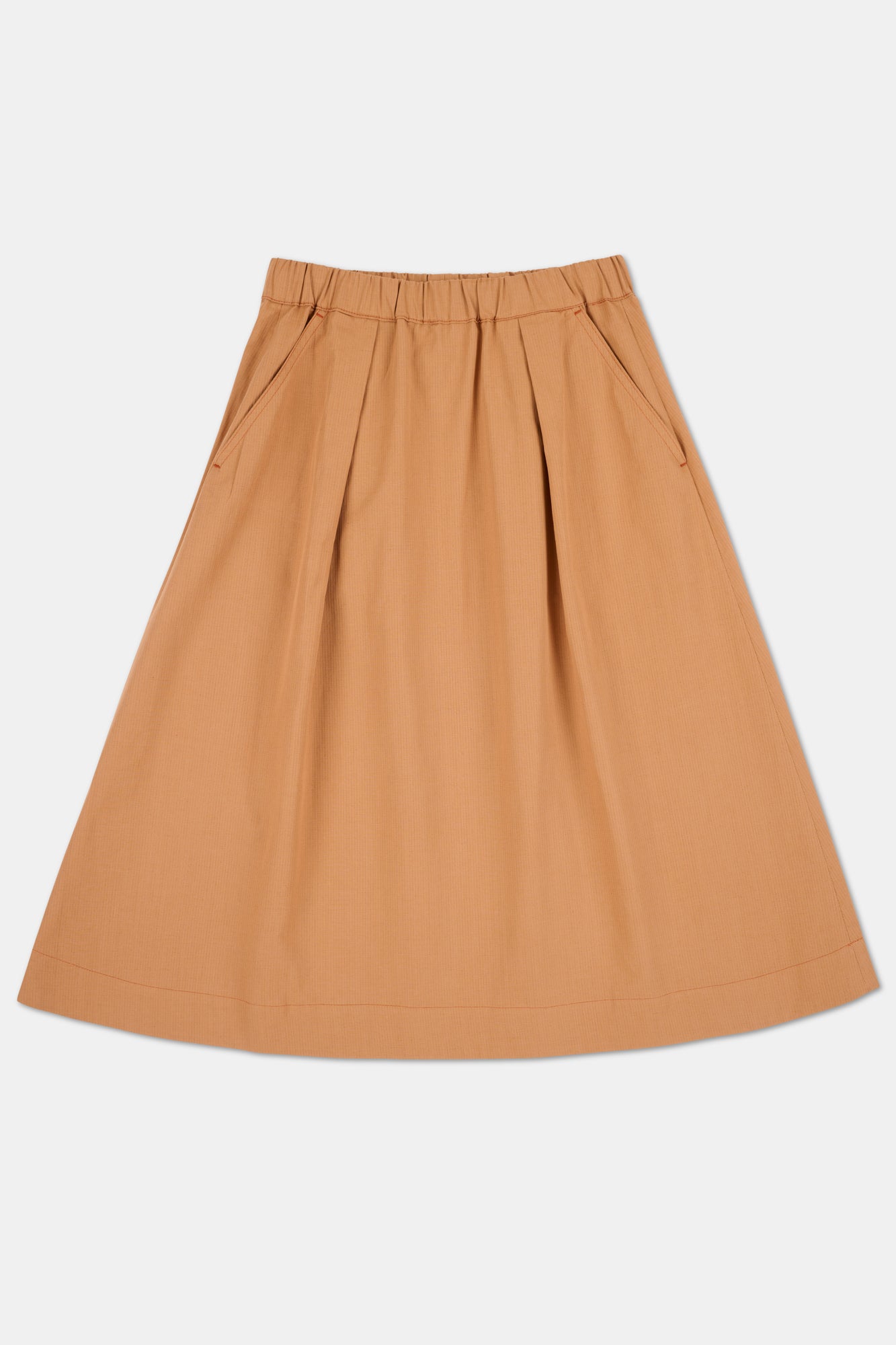 Cinnamon skirt on a white background.