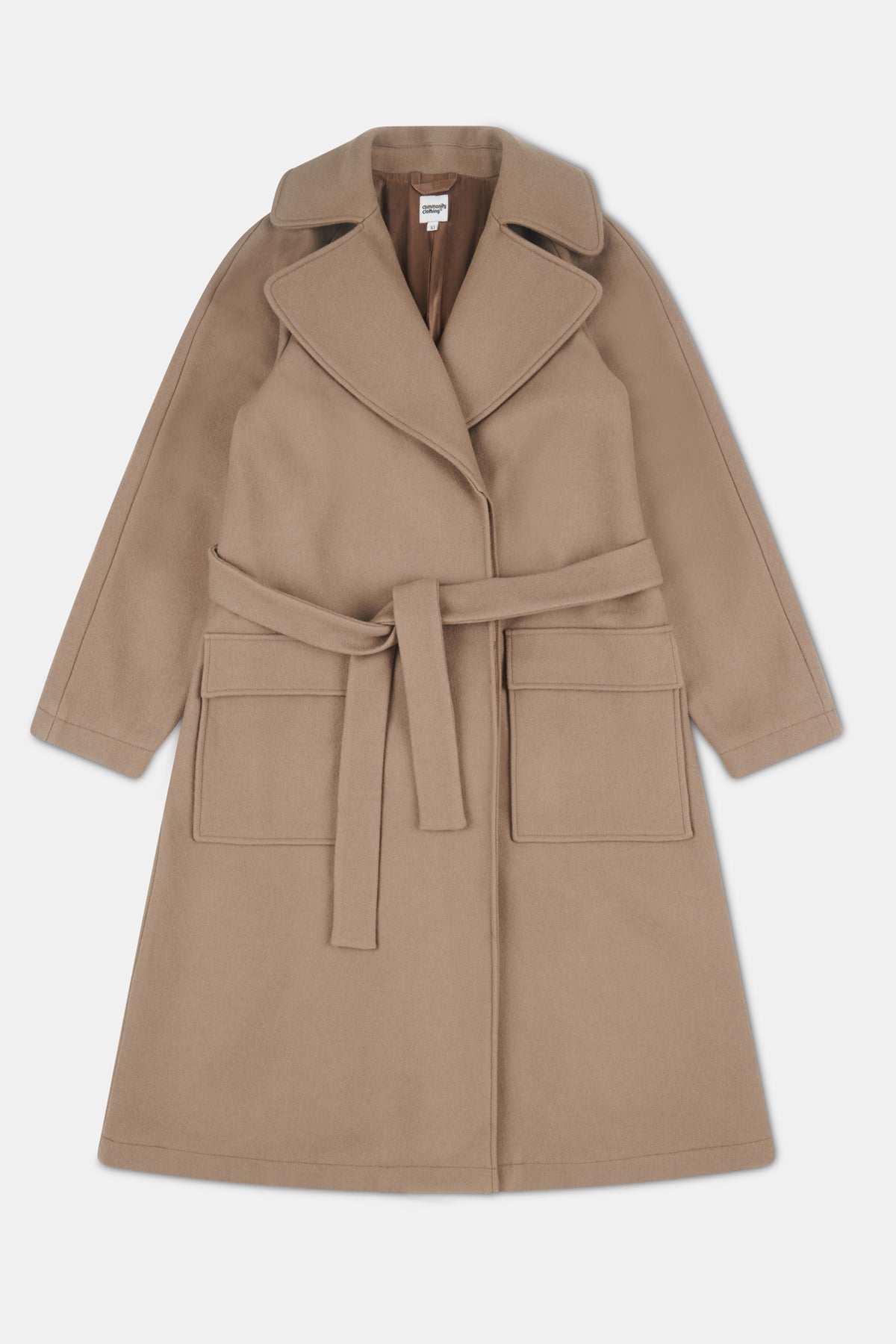 Women's Polo Coat - Truffle