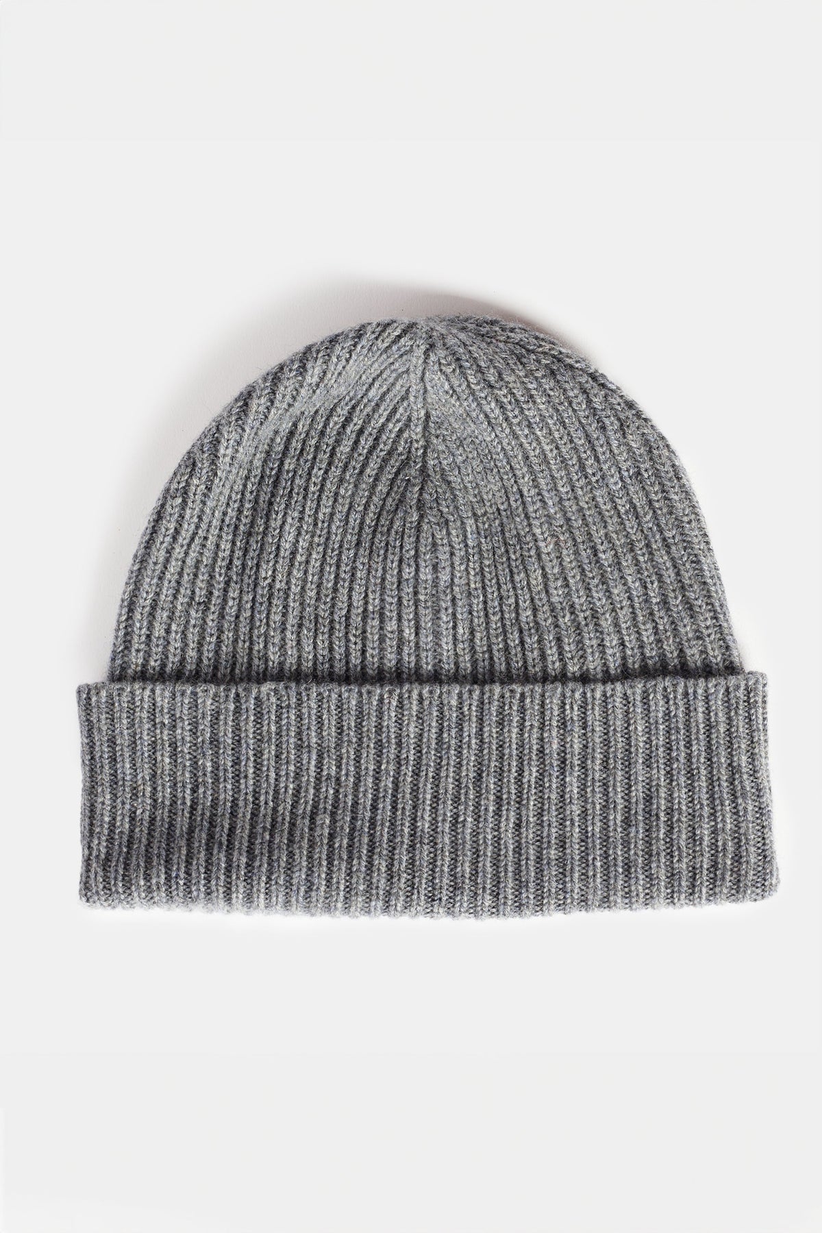 
            Cashmere Beanie Hat - Grey